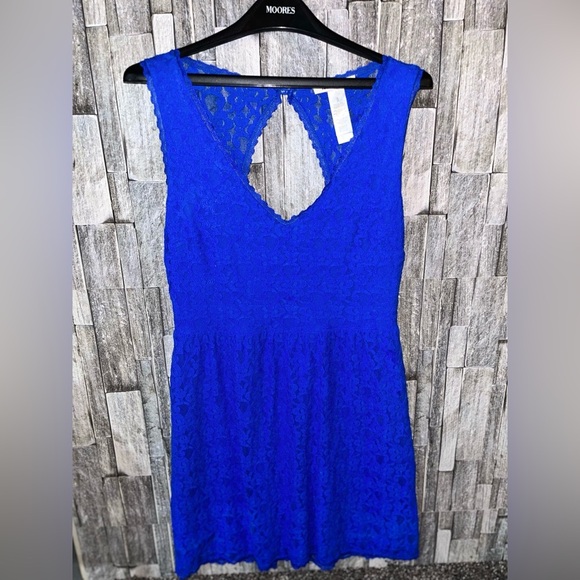 Laundry by Design Blue Lace Dress - Picture 3 of 5